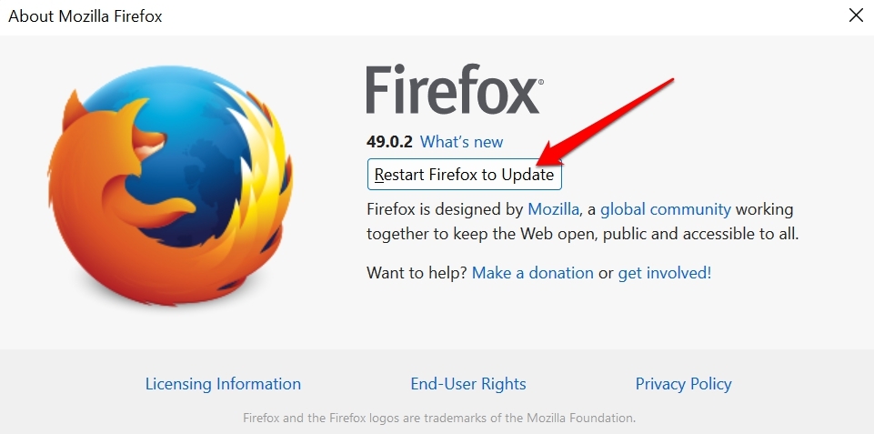 Mozilla Firefox Not Responding on Windows 11: How to Fix 7 restart firefox to update