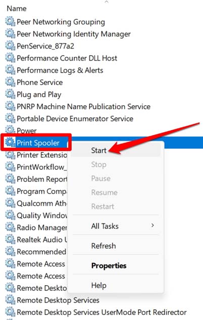 How to Remove a Stuck Print Job in Windows 11? 8 restart the print spooler