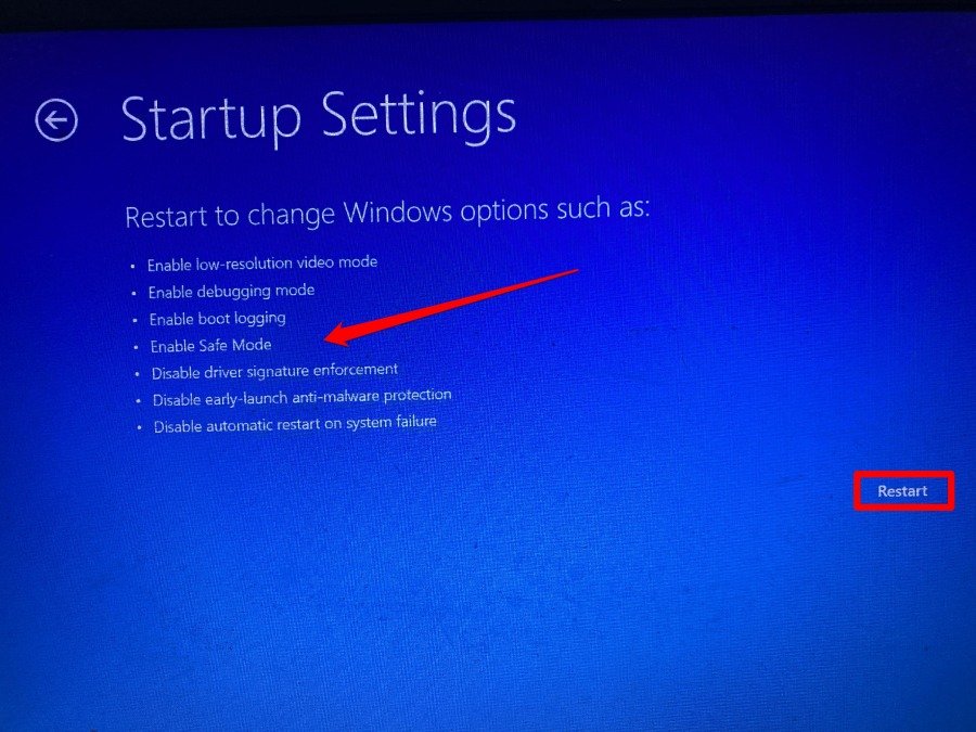 How to Fix Startup Repair Can’t Repair This Computer Automatically in Windows 8 restart to enable safe mode