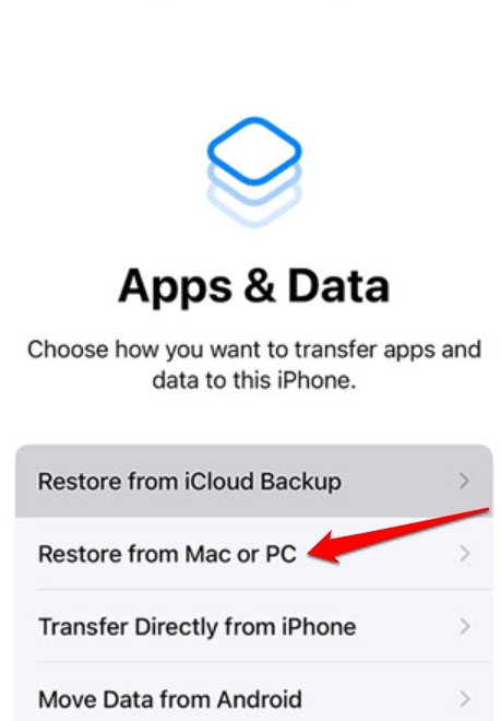 How to Restore Deleted Call History on Your iPhone? 4 restore iTunes backup on iPhone to recover deleted call history