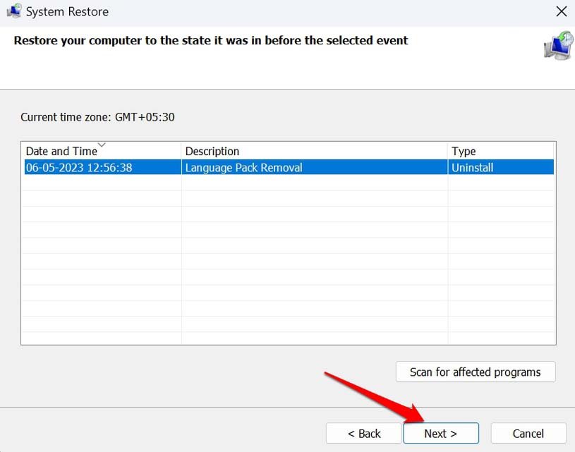 How to Fix Corrupted Recycle Bin Error on Windows 11 24 restore your computer to a previous state