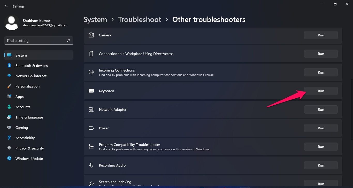 How to Fix Windows 11 Not Detecting the Keyboard? 6 run Keyboard