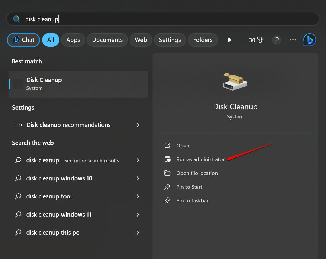 How to Clear DirectX Shader Cache on Windows 11 7 run disk cleanup as administrator