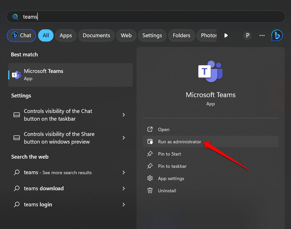 How to Fix "We’ve Run Into an Issue" Error in Microsoft Teams on Windows? 5 run microsoft teams as an administrator