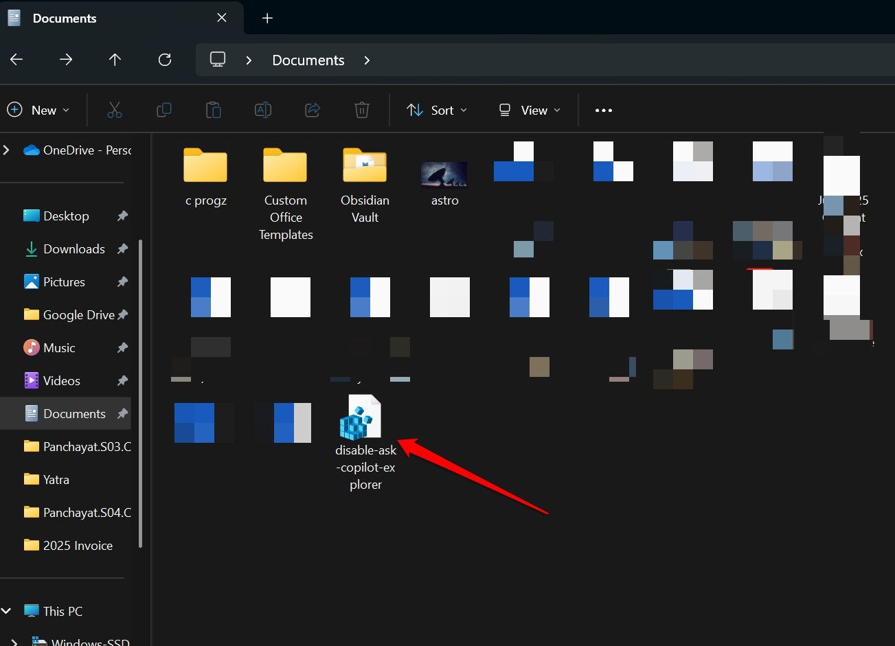 Disable Ask Copilot in File Explorer Context Menu on Windows 11 9 run the registry file to turn off copilot.
