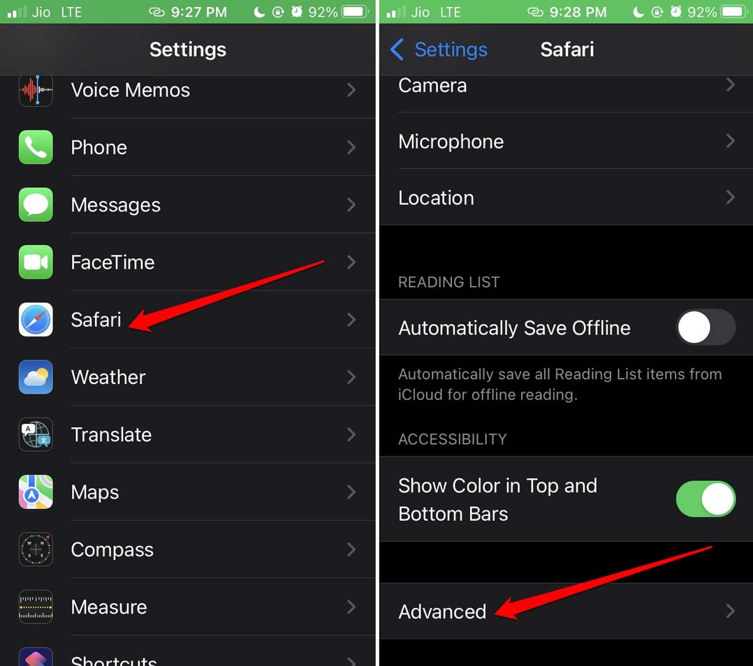 How to Fix Safari Browser Not Playing Videos on iPhone? 4 safari advanced settings