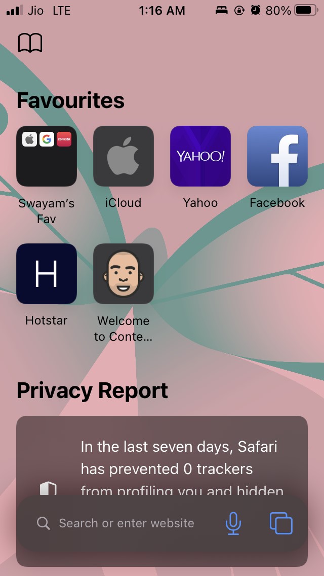 How to Customize Background Image on Safari Browswer for iOS 15? 4 safari background image changed