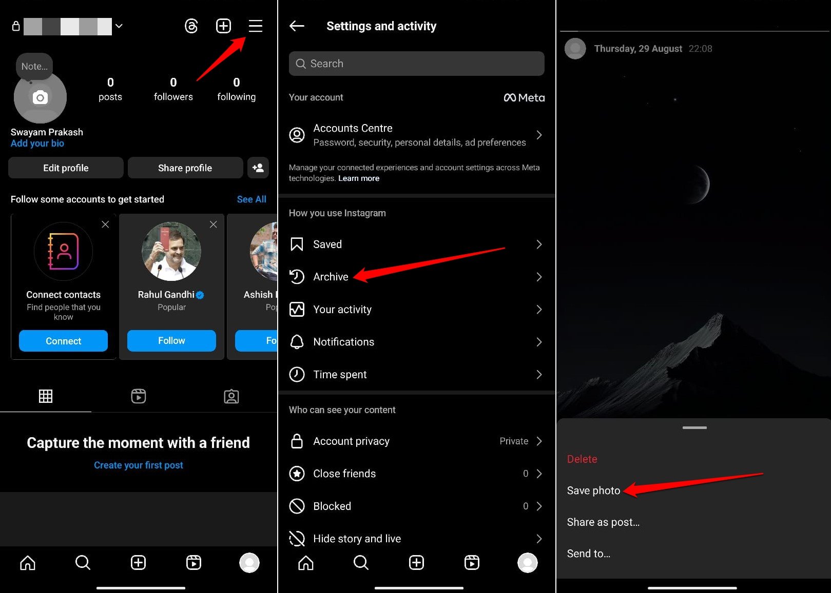 How to Fix Instagram Archived Stories No Longer Available 12 save archived Instagram story to phone camera roll