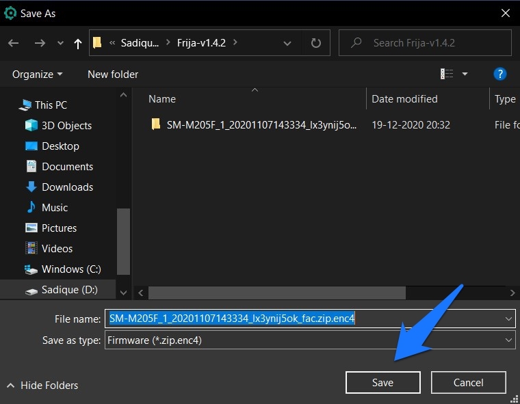How to Download and Install Latest Frija Tool? 8 save enc4 file