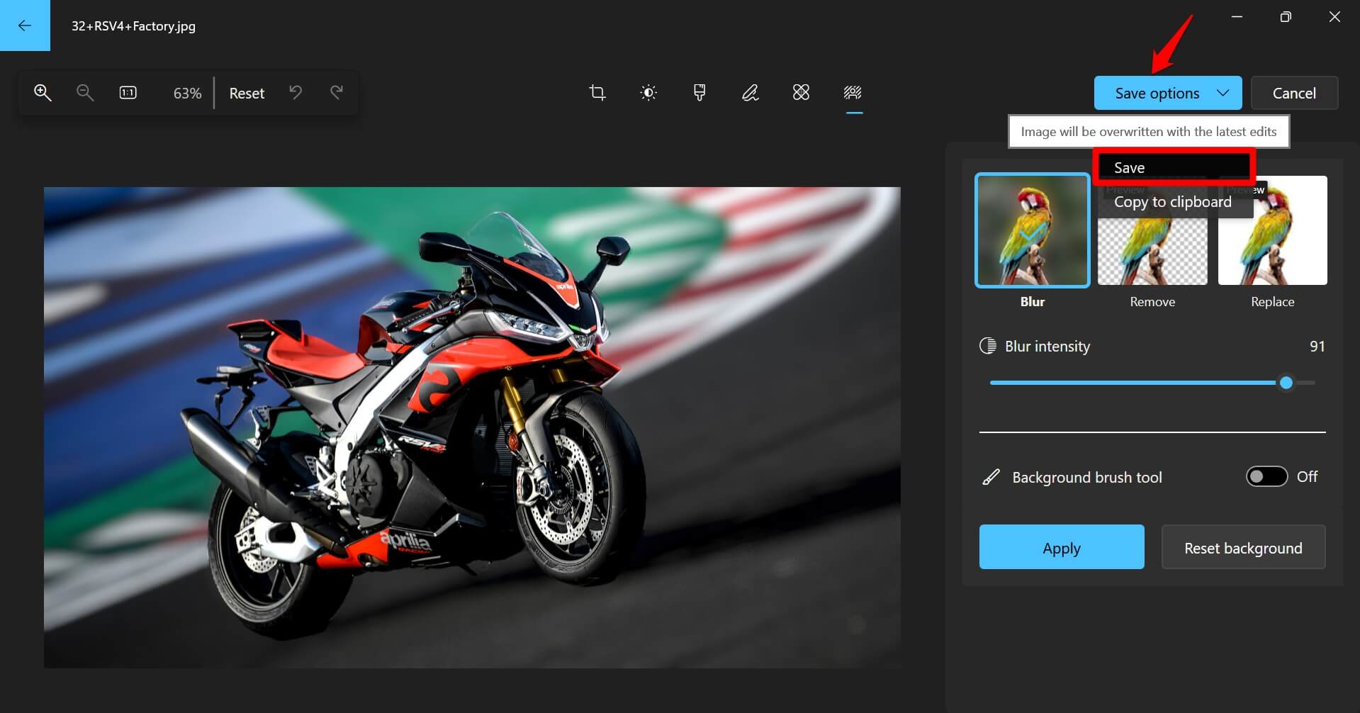 How to Make Background Transparent in Windows Photos App 13 How to Make Background Transparent in Windows Photos App 1