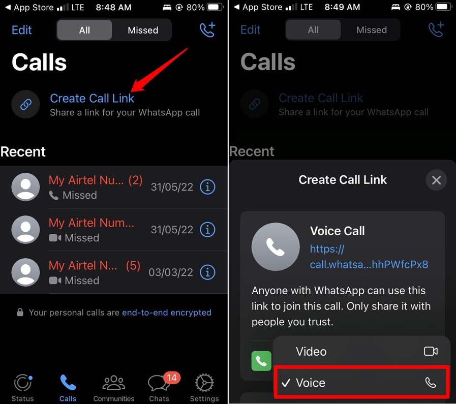 How to Schedule WhatsApp Calls on iPhone using Calendar App? 3 schedule a voice call on WhatsApp