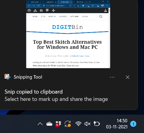 screenshot taken via snipping tool