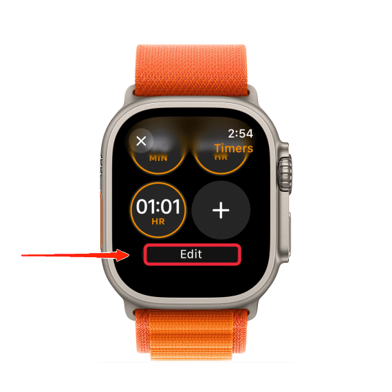 How to Set a Timer on Apple Watch 3 scroll to the bottom and hit the Edit option.