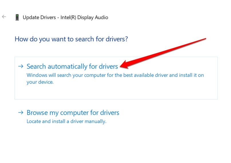 How to Fix 'Windows Media Player Has Stopped Working' Error on Windows 11 19 search automatically for audio driver