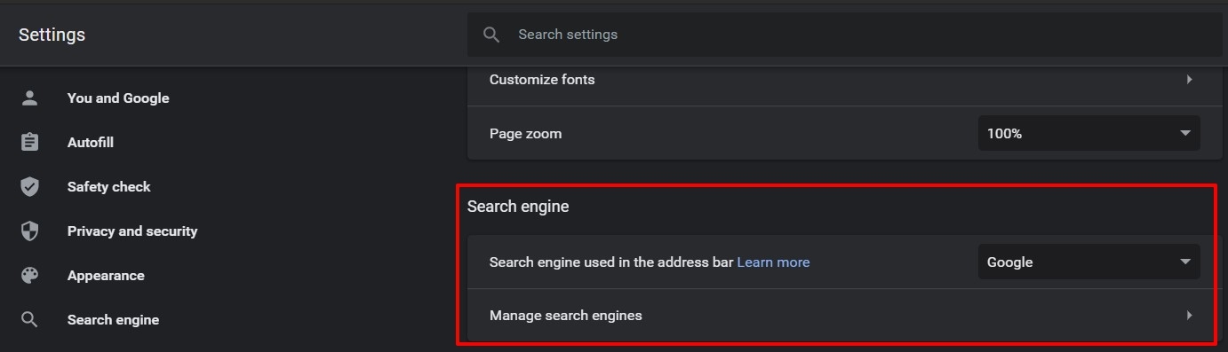 Fix Google Search Not Loading in Chrome Browser Windows 2 search engine in chrome browser