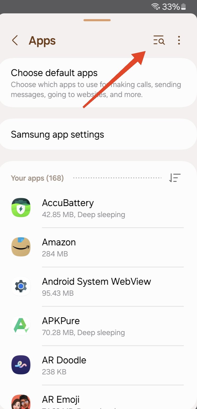 search for an App