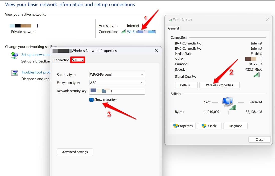 How to Find WiFi Password on Windows 11? Also Change it! 4 see password of WiFi network