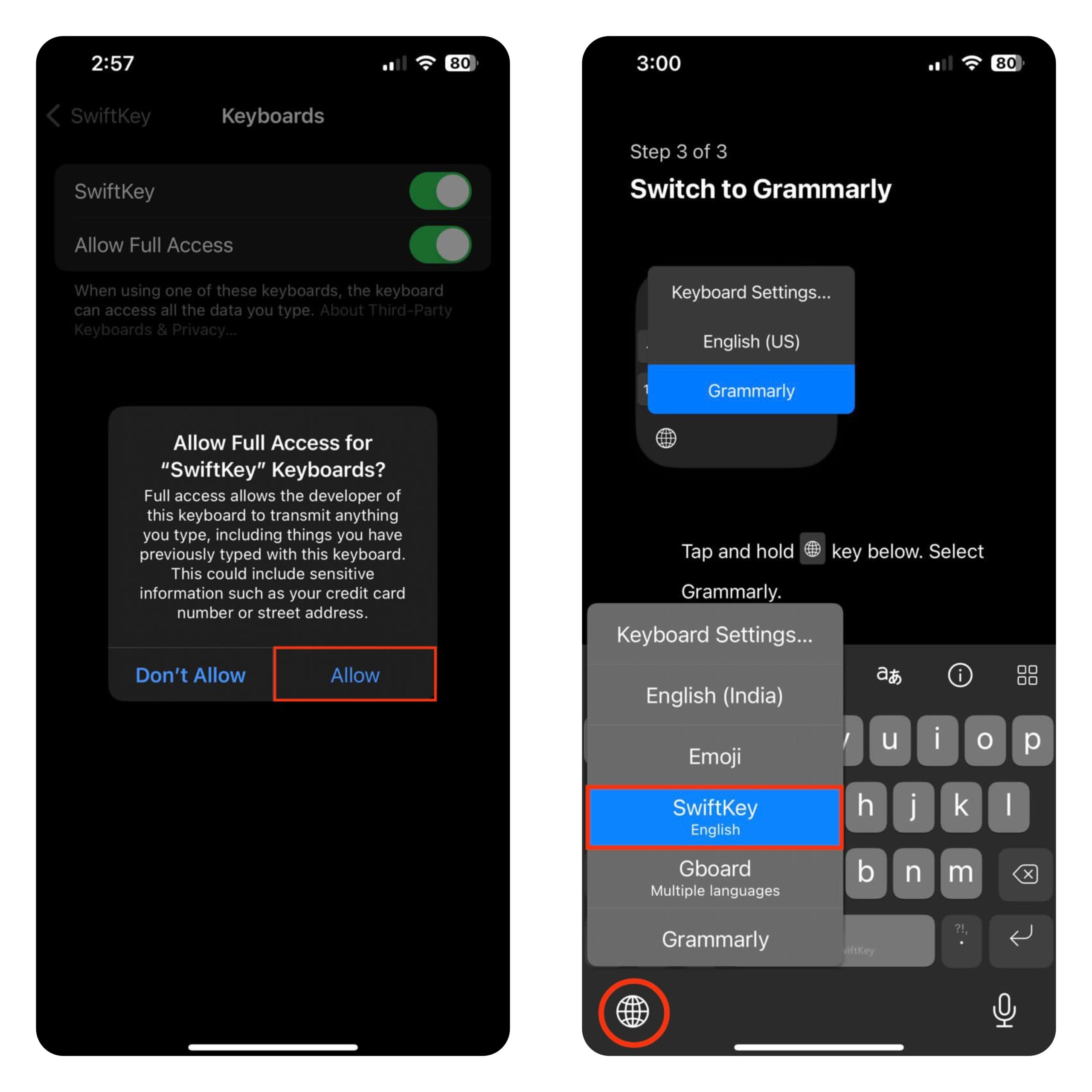 How to Change Keyboard on iPhone: Ultimate Guide 8 select SwiftKey