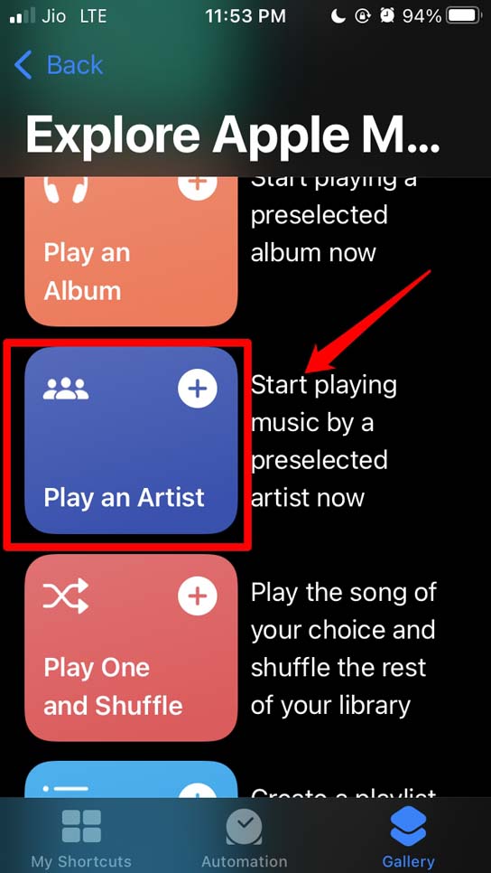 How to Fix Siri Not Playing Music from Apple Music? 21 select a Siri shortcut