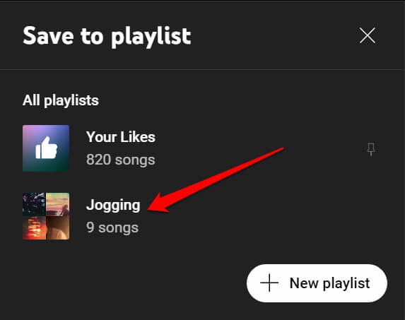 How to View and Delete YouTube Music History? 6 select a playlist on YouTube Music web