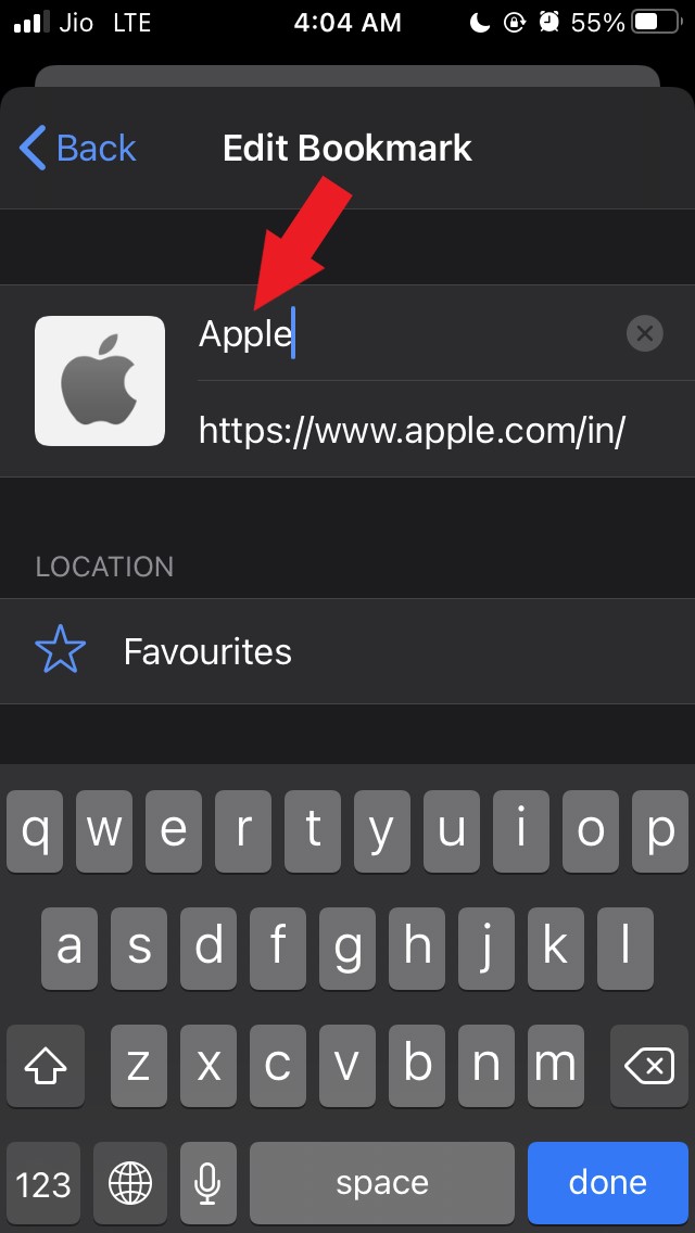 select any website