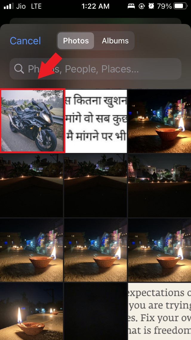 How to Customize Background Image on Safari Browswer for iOS 15? 6 select custom image