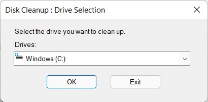 How to Delete Temporary Files in Windows 11? 5 select disk cleanup drive in windows 11