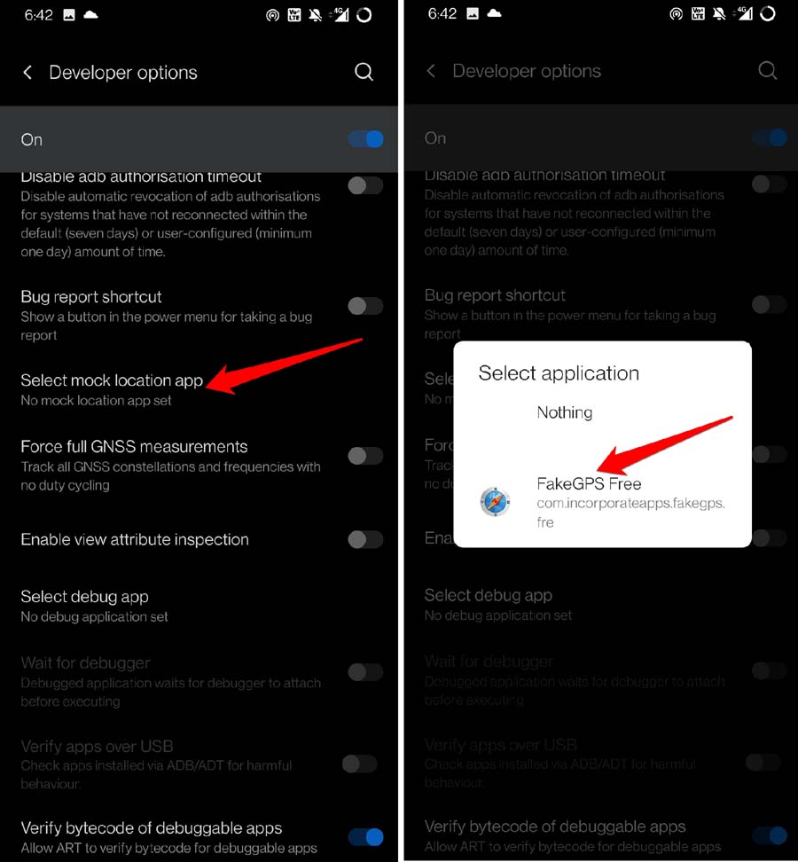 How to Fake Location on Google Maps: Android and iPhone 3 select mock location app
