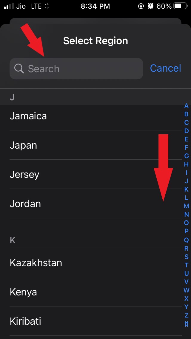 How To Fix App Not Available Error on App Store in iPhone? 14 select region