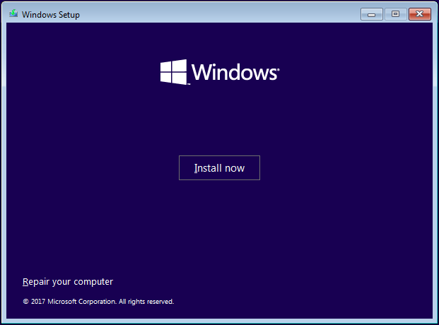 How to Fix Boot Error 0xc0000098 in Windows 10? 16 select the Install Now button