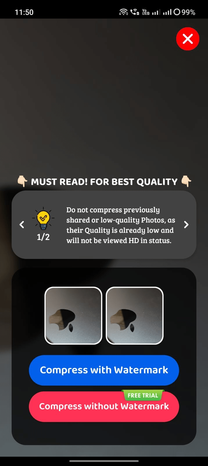 select free compression