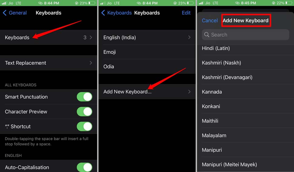 How to Fix iPhone Autocorrect Not Working? 4 set a new language