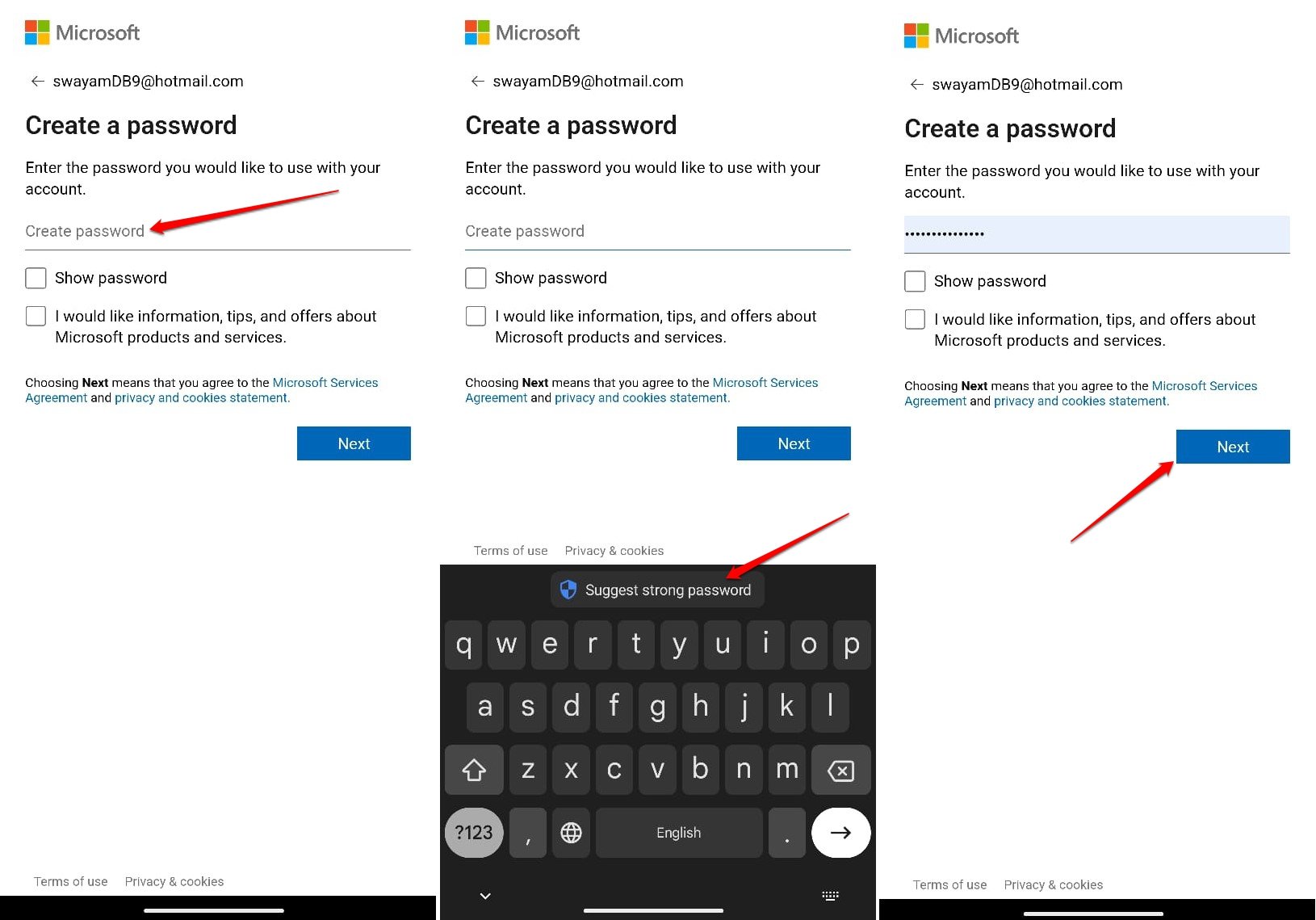 Here's How You Can Make a Hotmail Email Account? 15 set a password for hotmail account on Outlook app