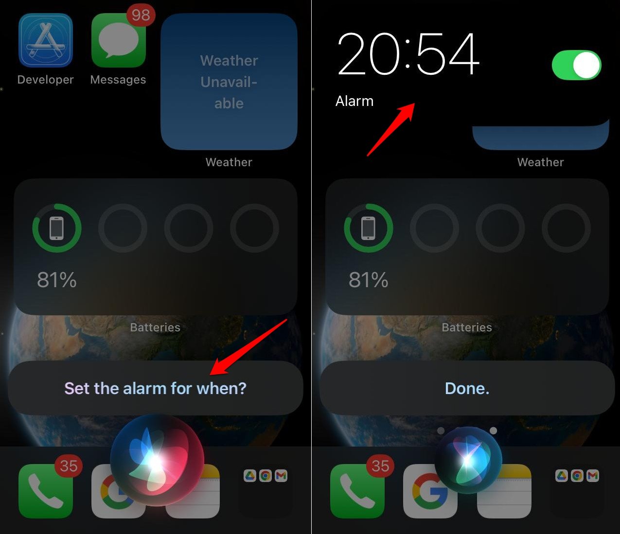 How to Use Siri Offline on iPhone and iPad? 6 set alarm on iPhone using Siri