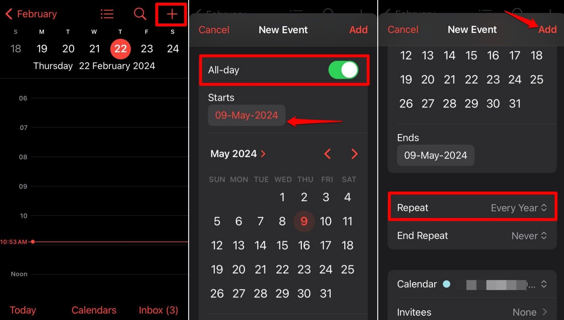 How to Add and See Birthdays on iPhone Calendar 7 set birthday notification without saving as contact on iPhone