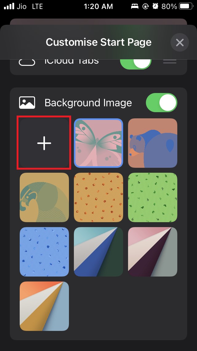 How to Customize Background Image on Safari Browswer for iOS 15? 5 set custom background image Safari