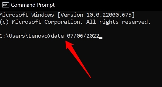 How to Fix Windows 11 Time Not Updating? 13 set date using command prompt