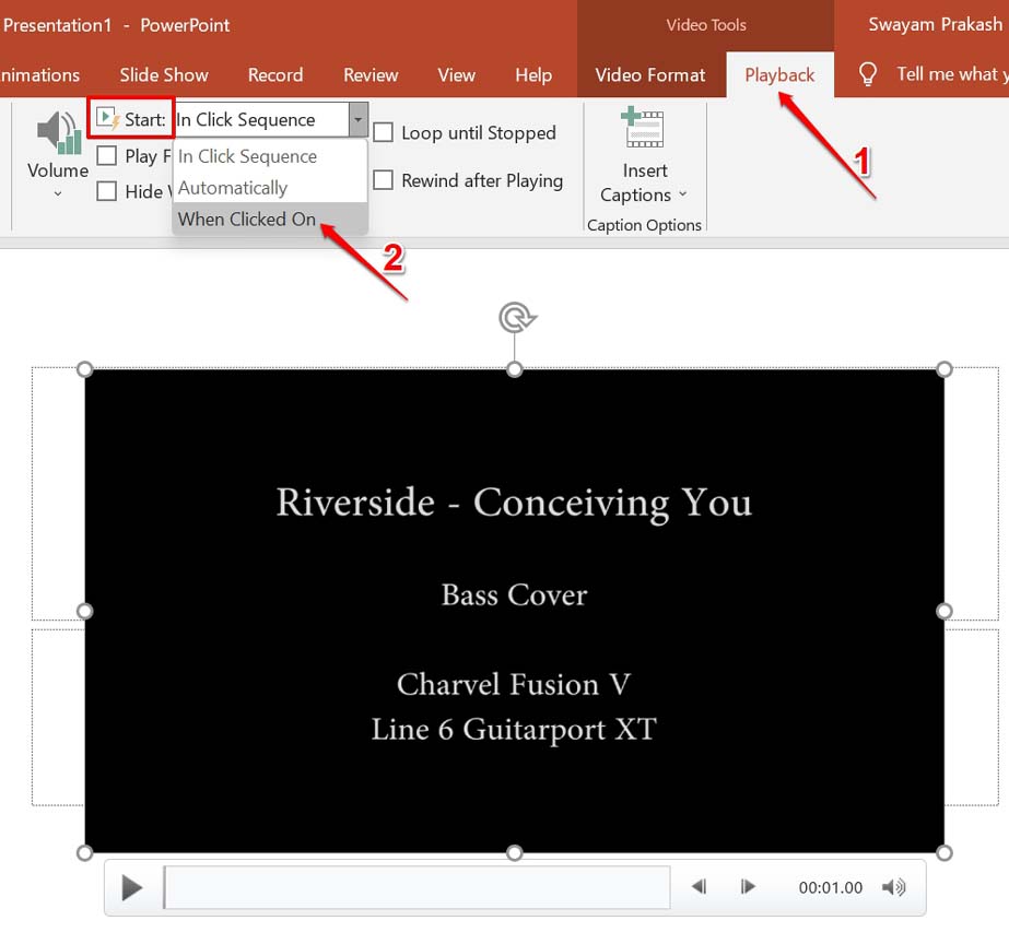 How to Fix Videos Not Playing in PowerPoint Presentation? 8 set powerpoint video to play manually
