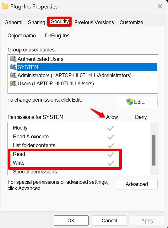 How to Fix Epic Games Launcher Not Installing on Windows 11? 11 set read write permission