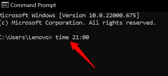 How to Fix Windows 11 Time Not Updating? 14 set time using command prompt
