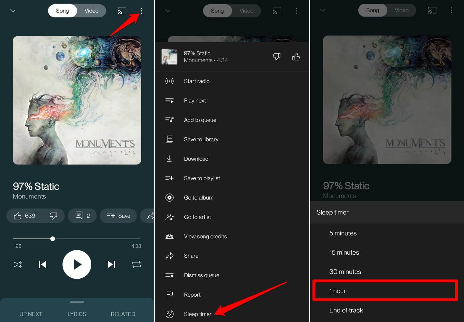 How to Set Up a Sleep Timer in YouTube Music 2 set up a sleep timer on YouTube Music app