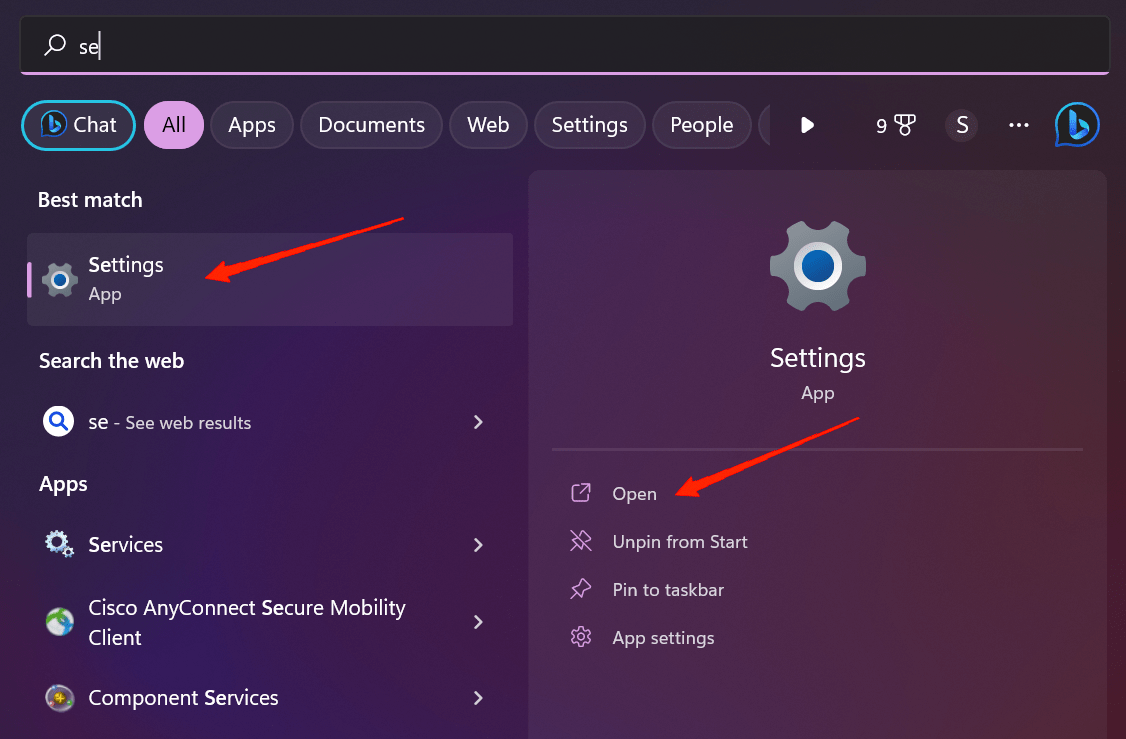 How to Fix Epic Games Launcher Not Opening on Windows 11? 5 go to Settings