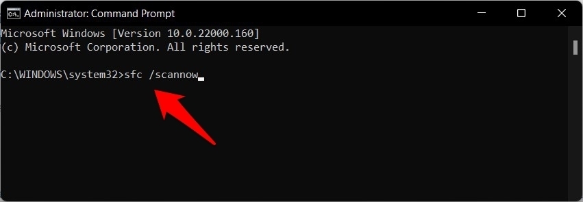 How to Fix Windows 11 Defender Security Not Working? 6 sfc scan now command windows 11