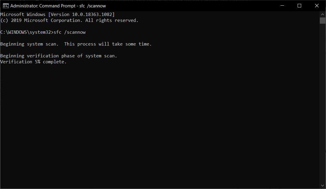 Fix Error Code 0x80072ee7 Microsoft Store 8 sfc:scannow