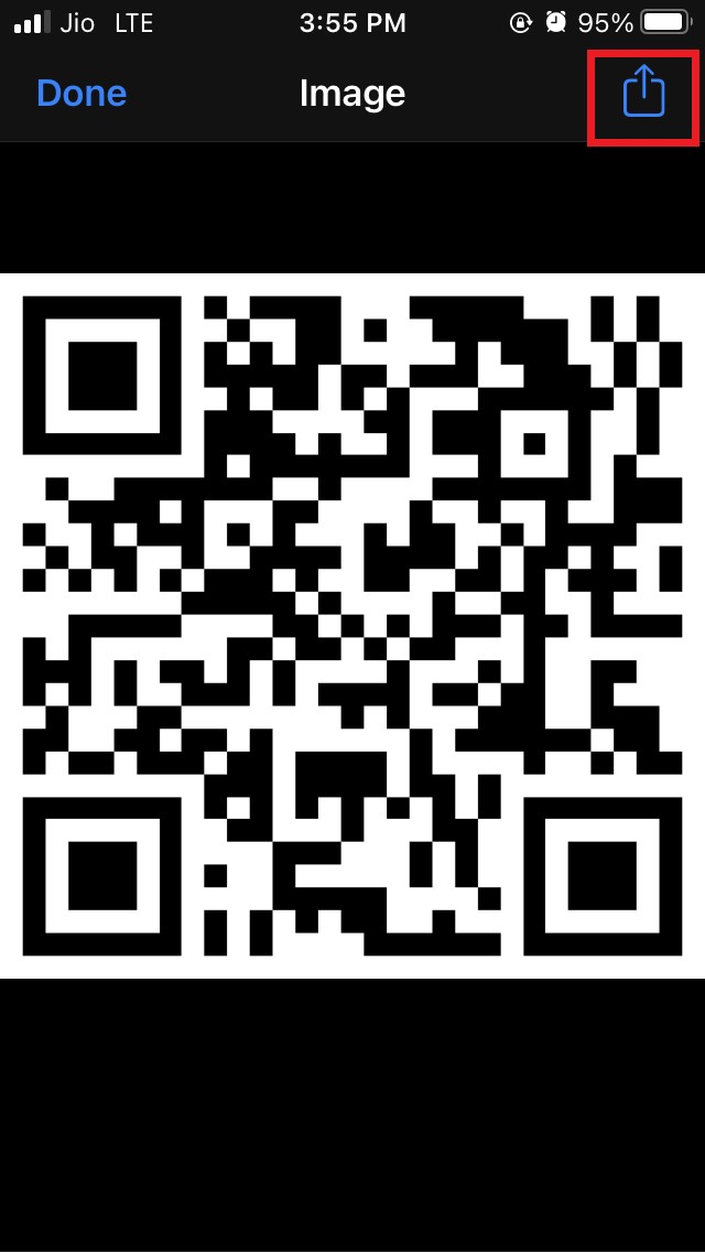 Share WiFi Password With QR Code from iPhone Using Shortcut 12 share the QR code for WiFi password