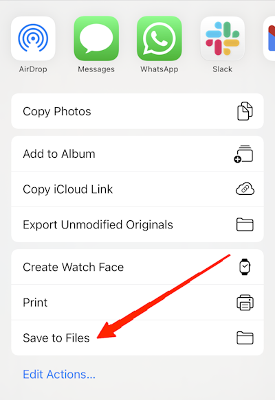How to Upload only your Photos to iCloud (not video)? 2 share videos to files.PNG