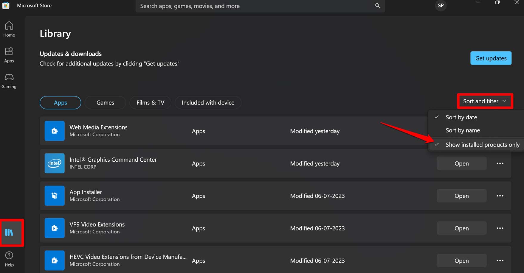How to Fix Microsoft Store Not Showing Purchased Apps on Windows? 10 show installed products only on Microsoft Store