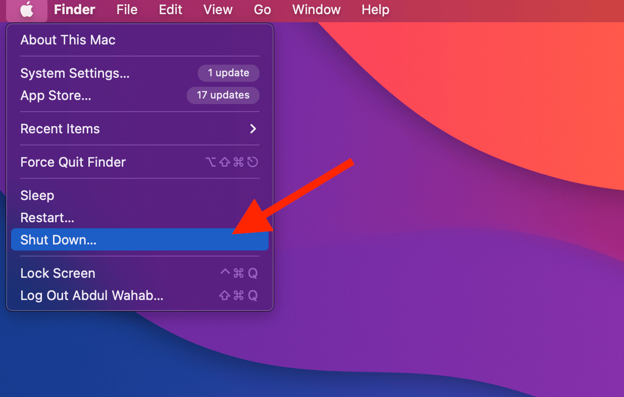 Why my Mac Keeps Shutting Down and How to Fix it? 2 Shut Down Mac