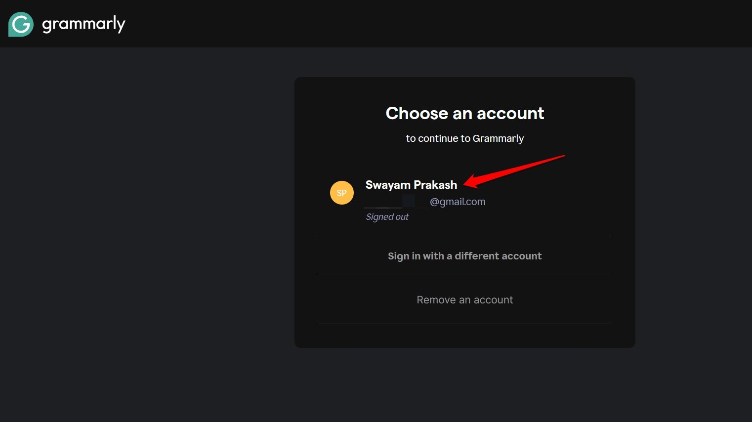 How to Fix Grammarly is Not Working in Google Docs 6 sign into grammarly