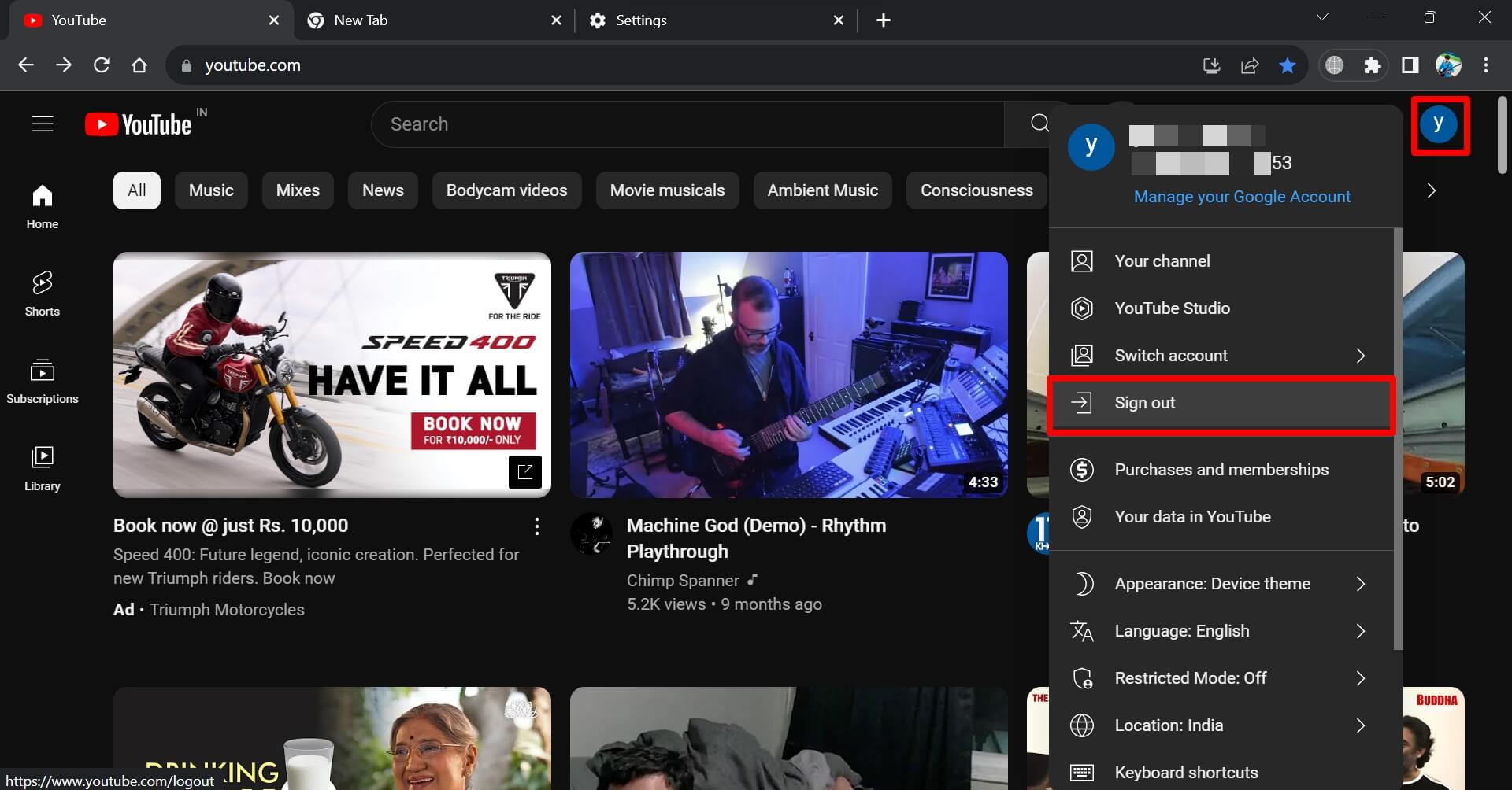 Fix YouTube Watch History Not Working: Android, iPhone and Web 14 sign out of YouTube